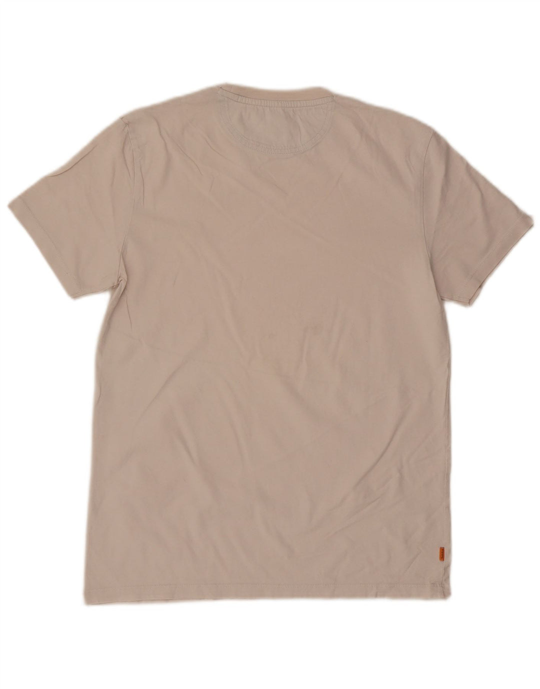 Timberland Hombre Slim Fit Camiseta Top Medium Off White