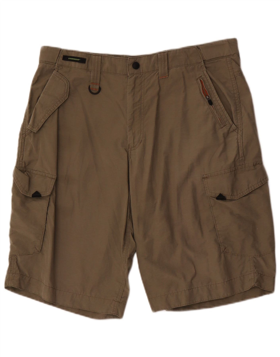 Marks & Spencer Pantalones cortos tipo cargo para hombre W34 Large Khaki Cotton