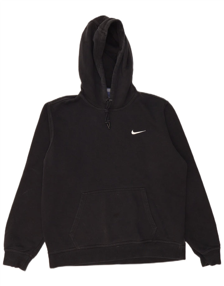 Nike - Sudadera con capucha para hombre, talla grande, algodón negro