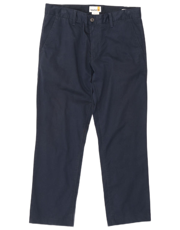 Timberland Pantalón chino recto para hombre W31 L27 Azul marino