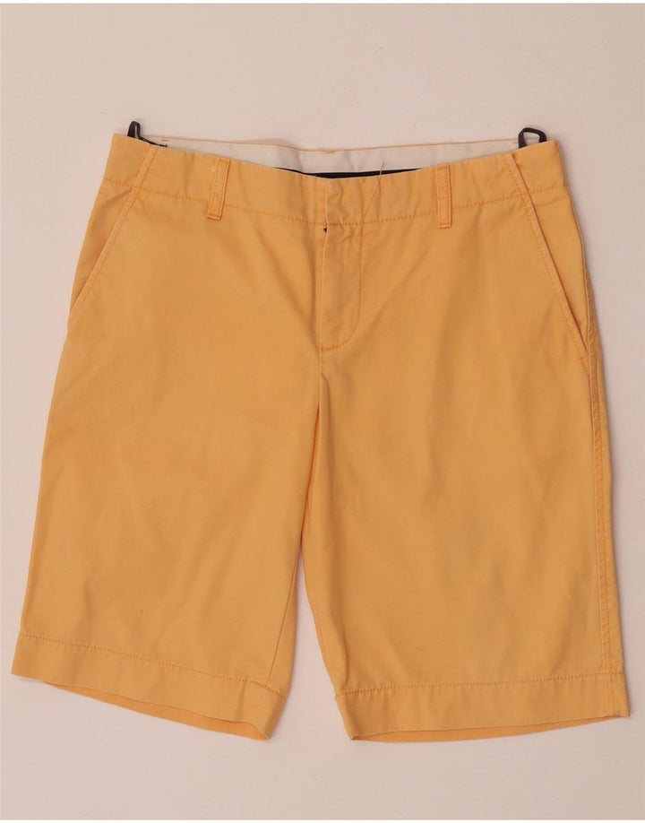 Gap Pantalones cortos chinos para mujer US 8 mediano W32 algodón amarillo