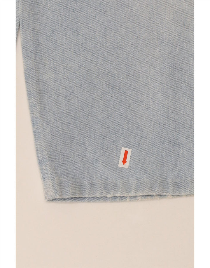 VINTAGE Vaqueros cónicos de cintura alta para mujer W26 L26 Azul