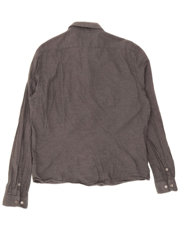 Calvin Klein Jeans Camisa Hombre XL Gris Algodón