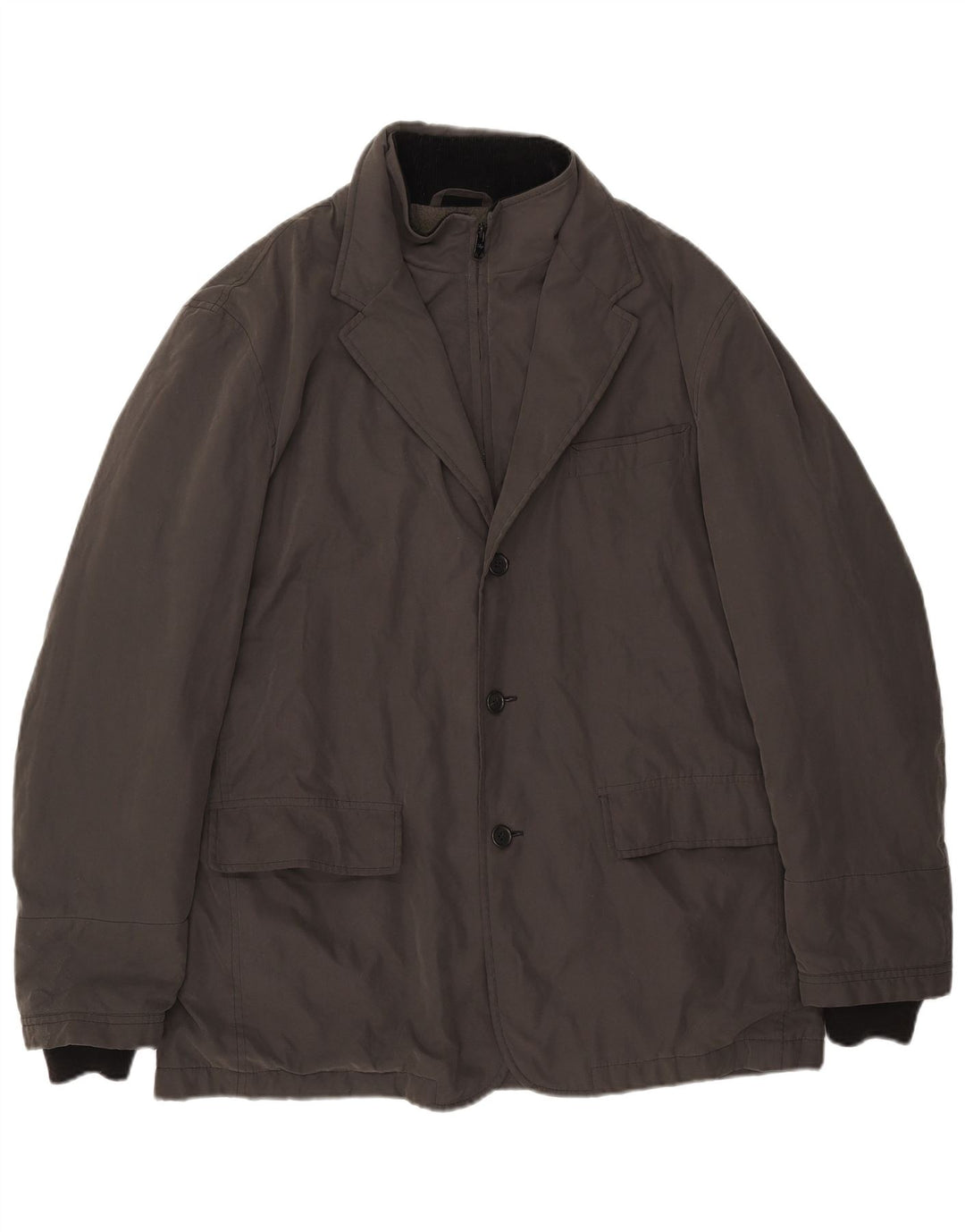 Chaqueta cortavientos para hombre Fay UK 42 XL Poliéster gris