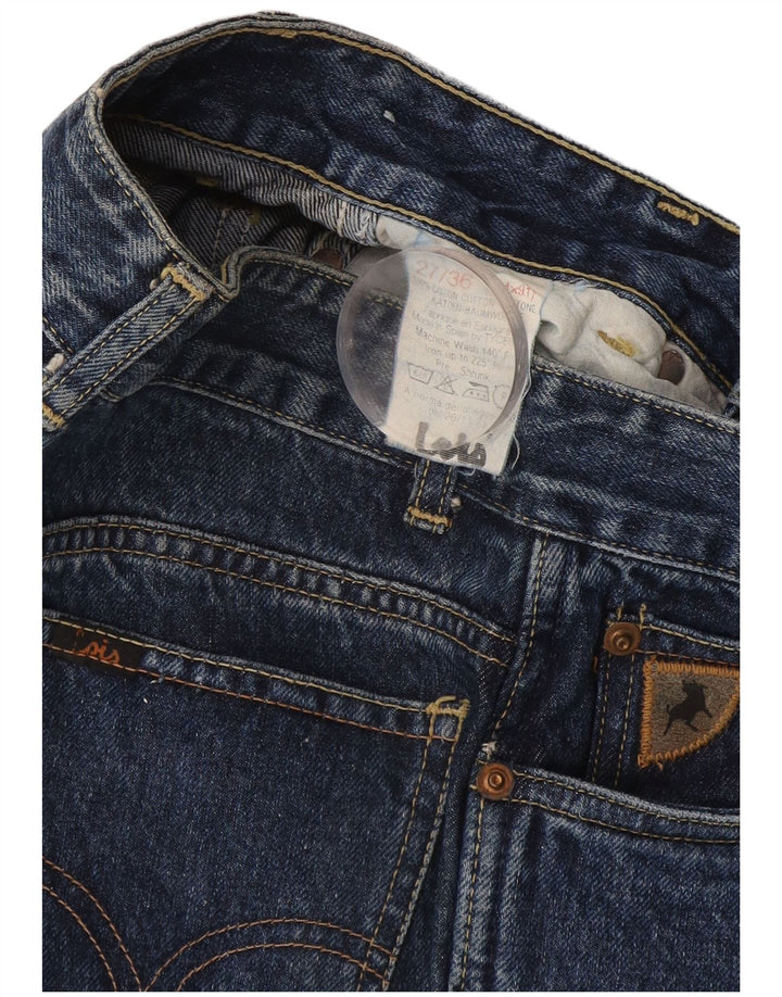 Vaqueros Rectos Desgastados Mujer Lois W27 L36 Algodón Azul