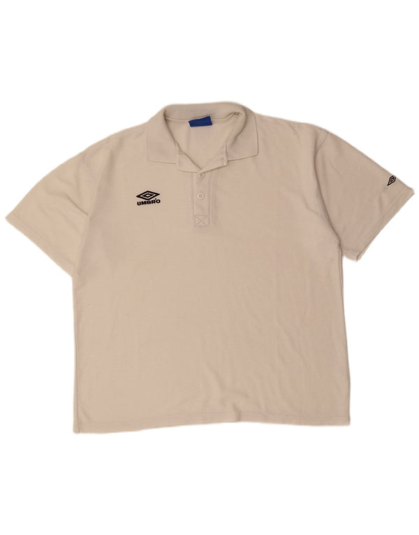 UMBRO Polo Hombre XL Blanco Algodón