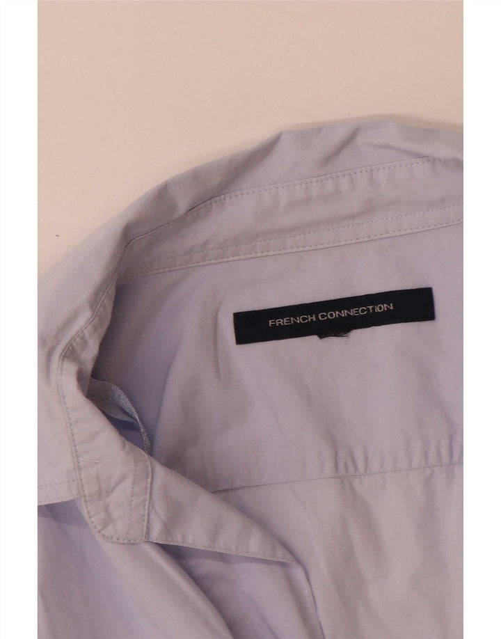 French Connection Camisa tipo pulóver para mujer UK 44 Grande Azul