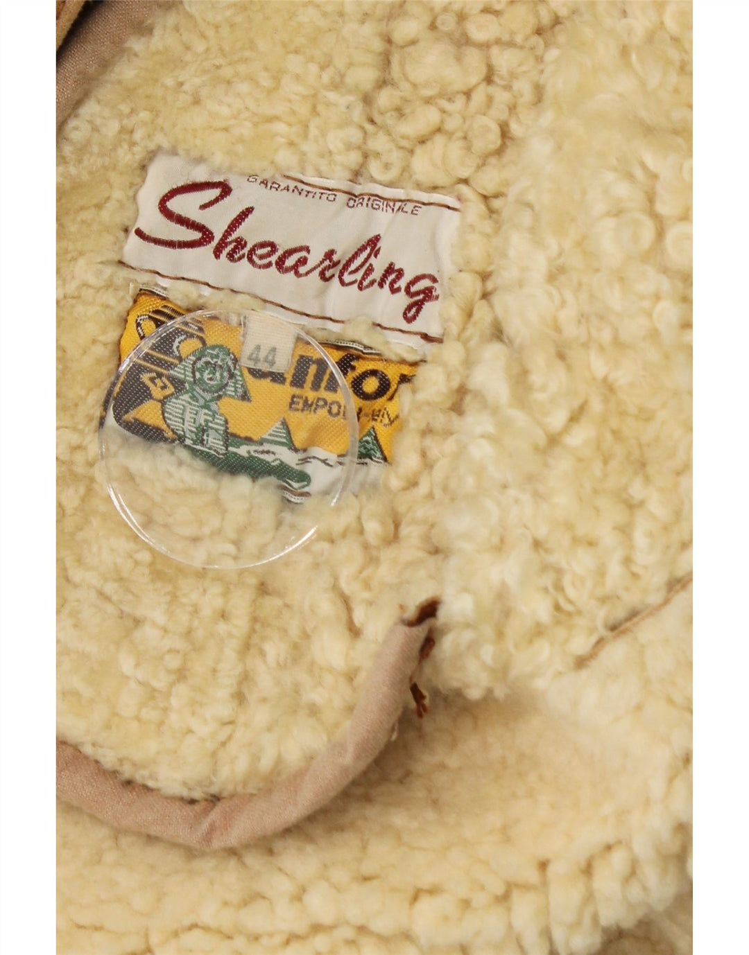 Anfor Chaqueta De Piel De Oveja Mujer IT 44 Piel De Oveja Marrón Medio