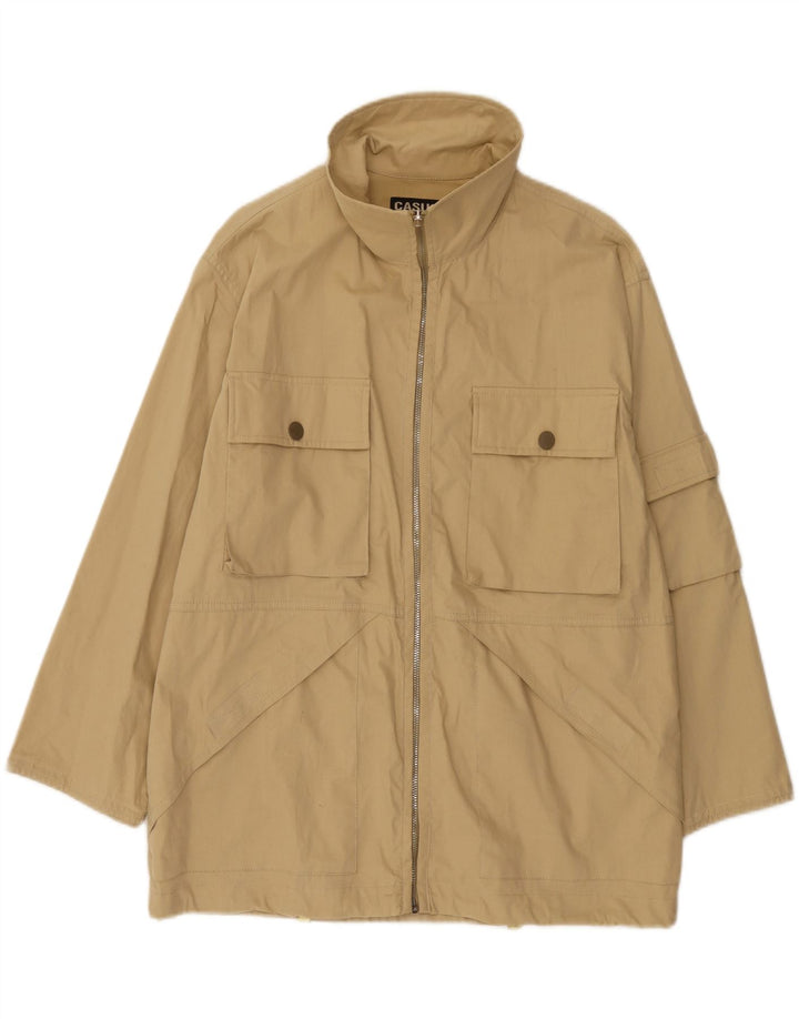 Casucci Chaqueta utilitaria para hombre UK 38 Algodón beige medio
