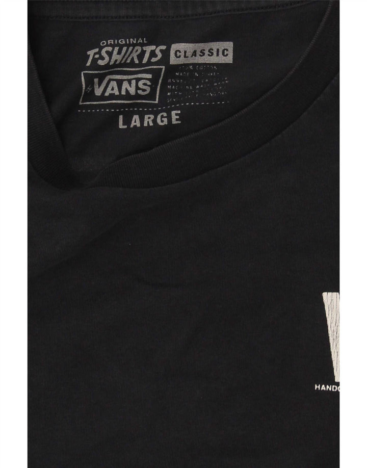 Vans - Camiseta gráfica para hombre, talla grande, algodón azul marino