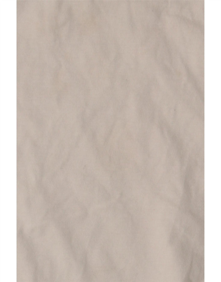 ELLESSE Hombre Top gráfico de manga larga de algodón color block blanco medio
