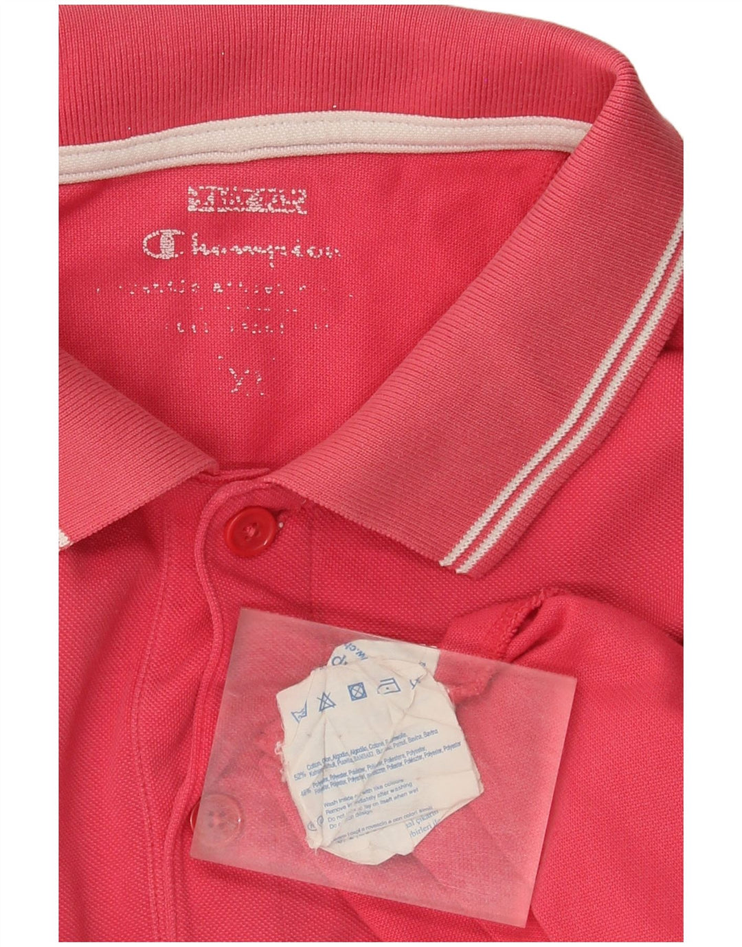 Champion Polo Hombre XL Algodón Rosa