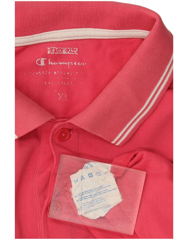 Champion Polo Hombre XL Algodón Rosa