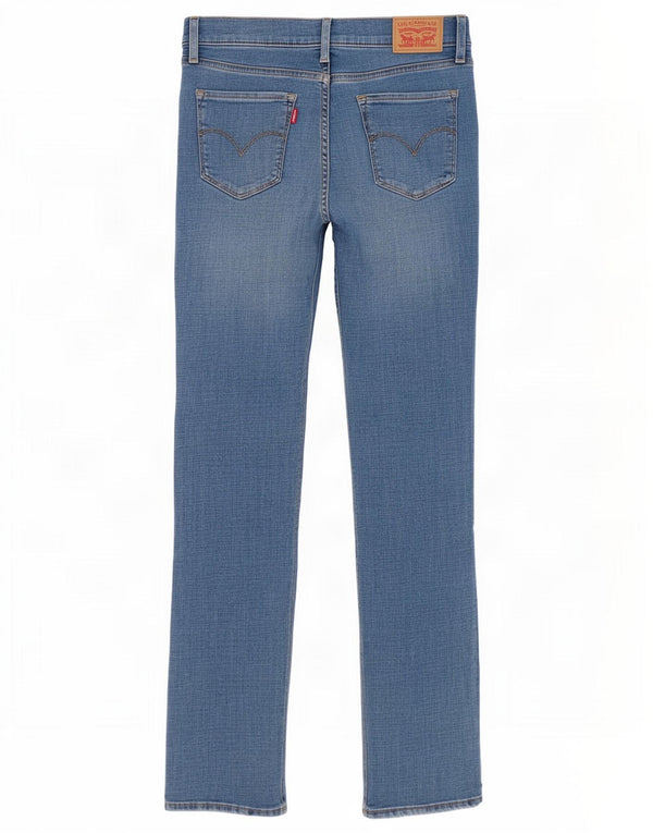 Levi's Womens Slim Jeans W28 L34 Blue Cotton