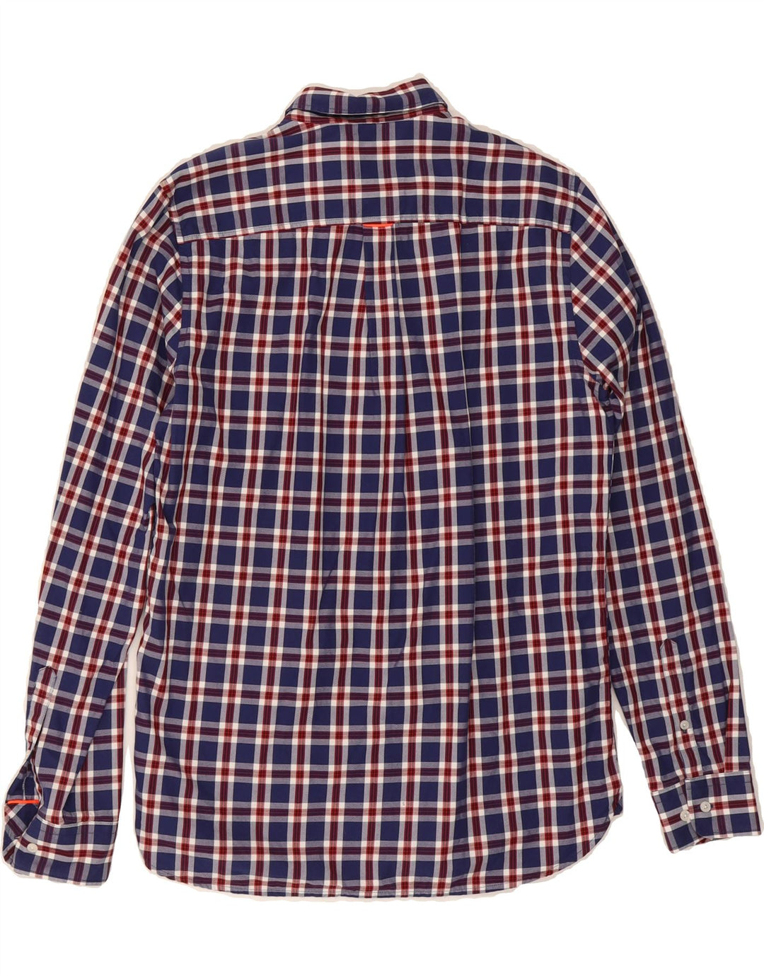SUPERDRY Mens Shirt Small Blue Check Cotton Vintage Superdry and Second-Hand Superdry from Messina Hembry 