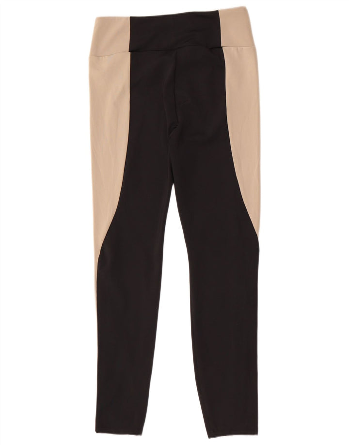 Umbro Leggings para mujer UK 40 Mediano Negro Colorblock Poliéster