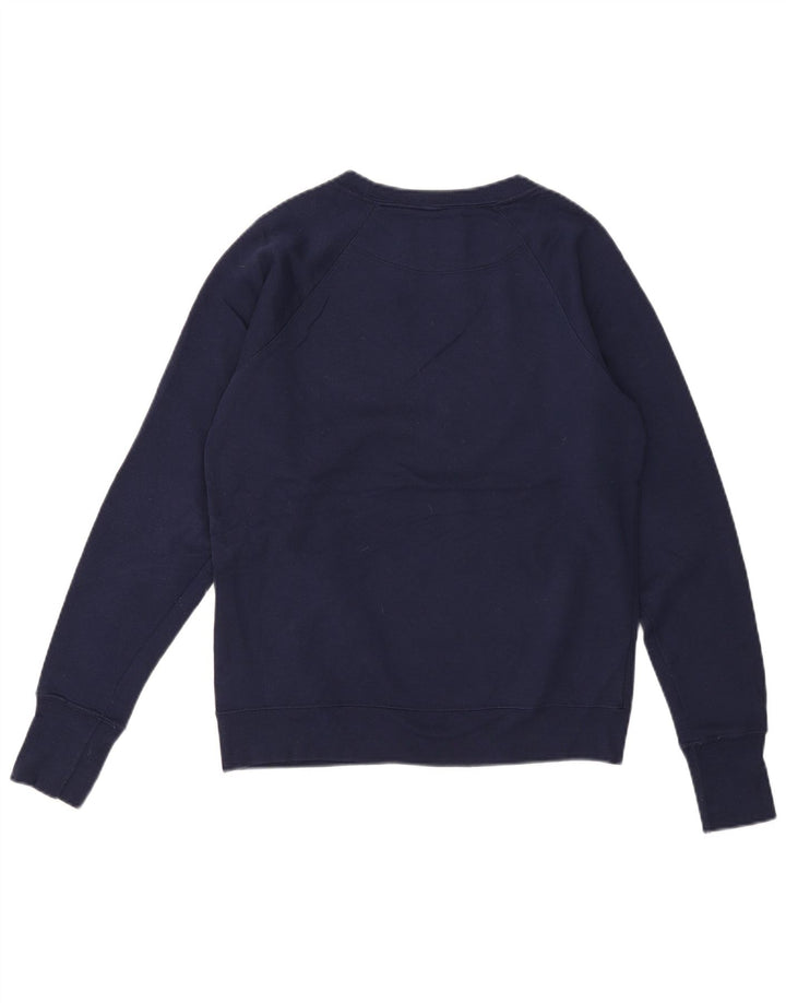 Champion Sudadera de gran tamaño con gráfico para mujer UK 10 Small Azul marino