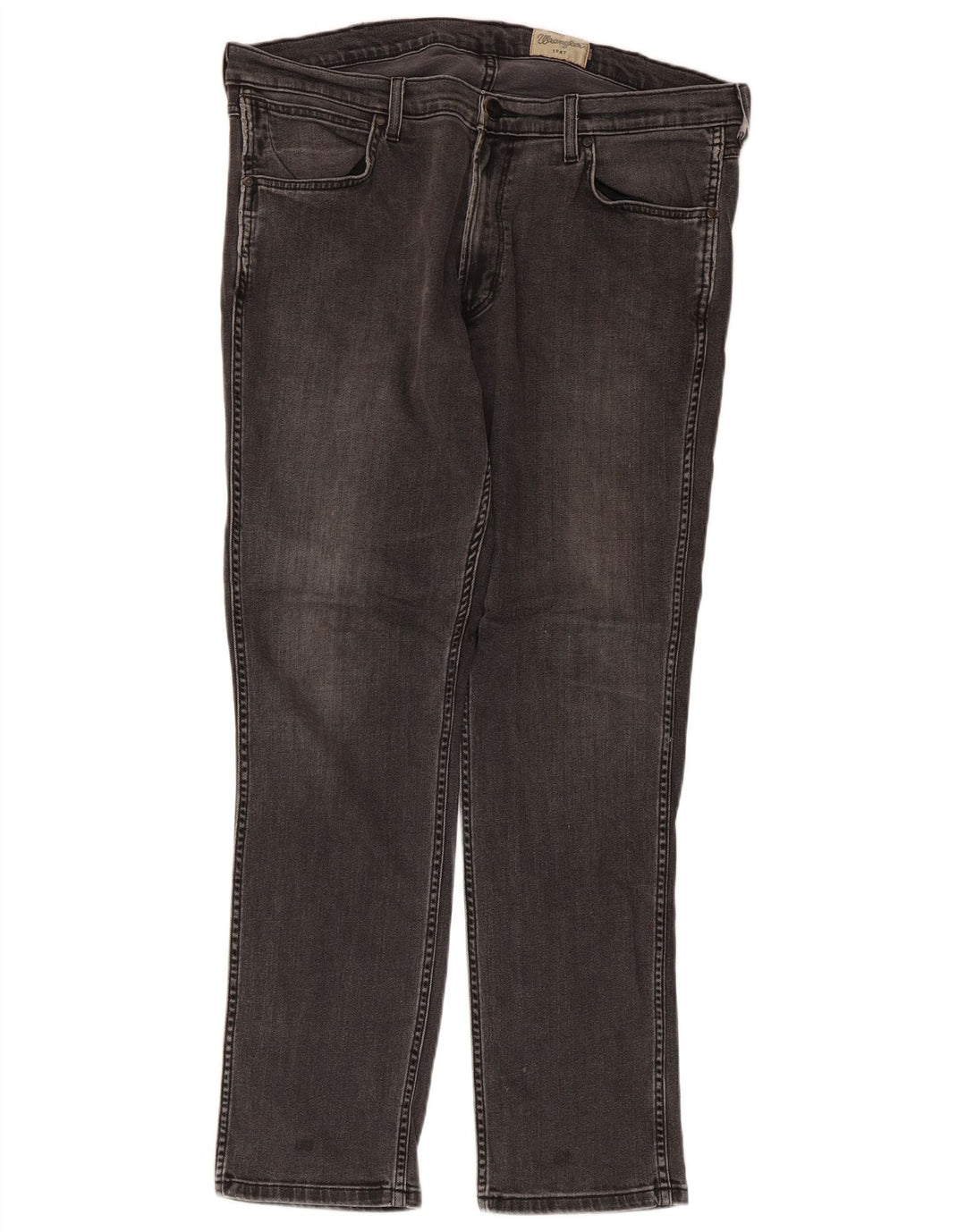 Vaqueros ajustados para hombre Wrangler W38 L32 Algodón gris
