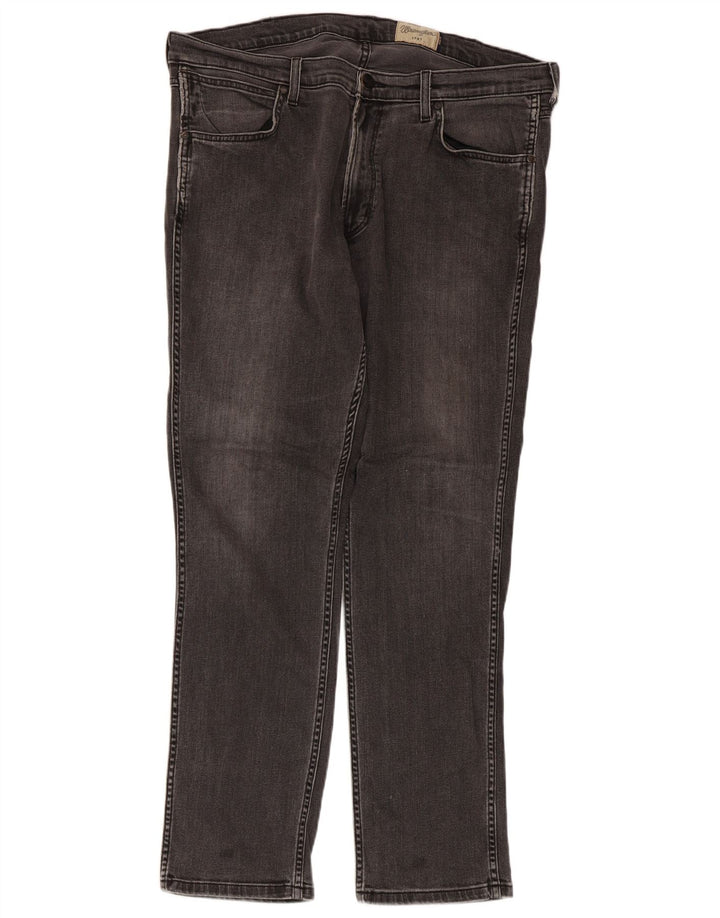 Vaqueros ajustados para hombre Wrangler W38 L32 Algodón gris