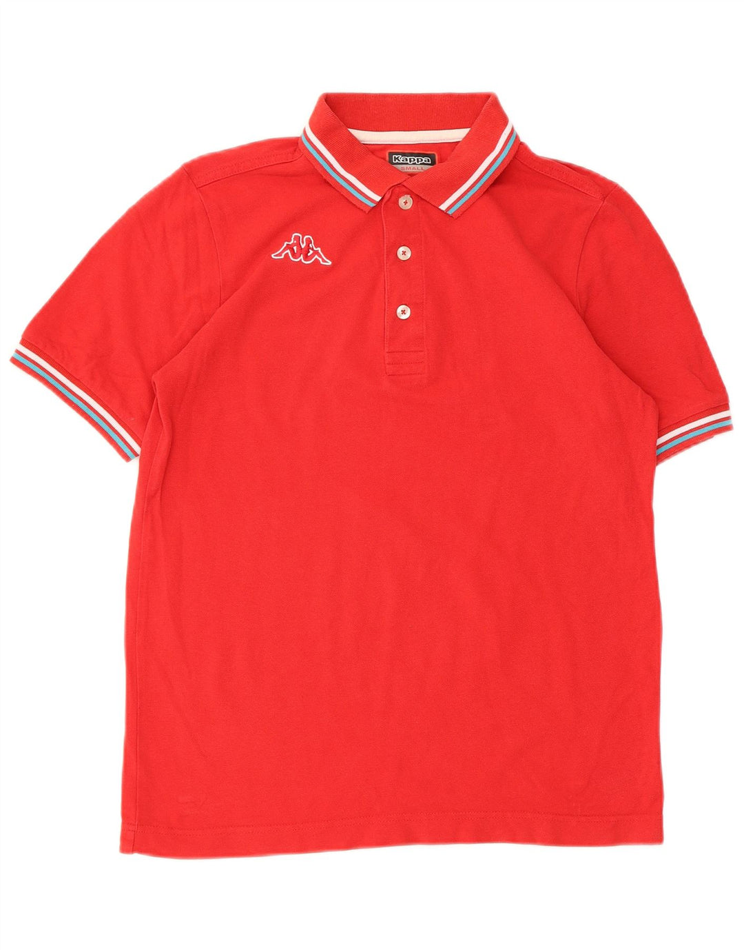 Polo Kappa Hombre Pequeño Rojo