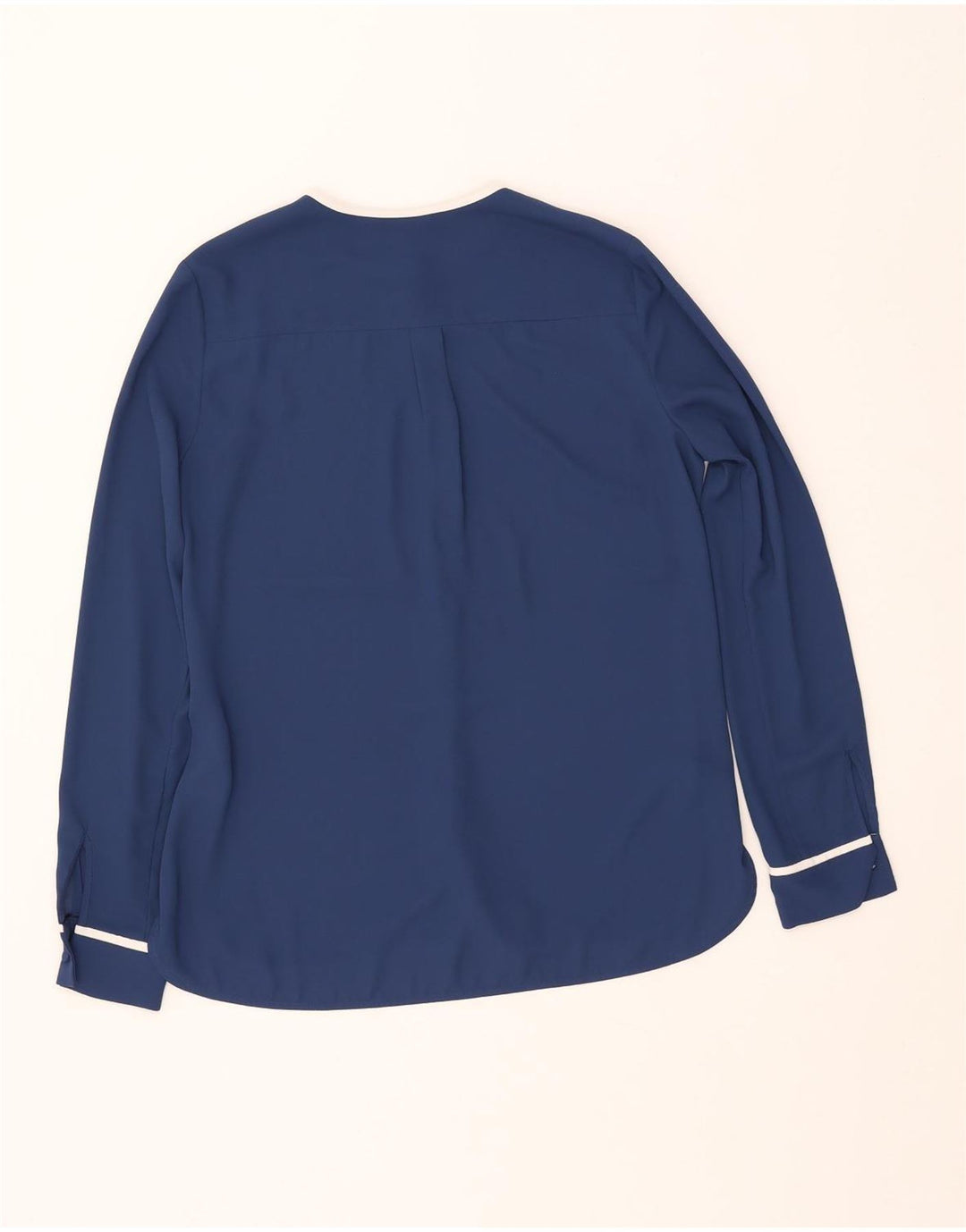 TOMMY HILFIGER Blusa holgada para mujer Top US 4 Pequeño Poliéster azul marino