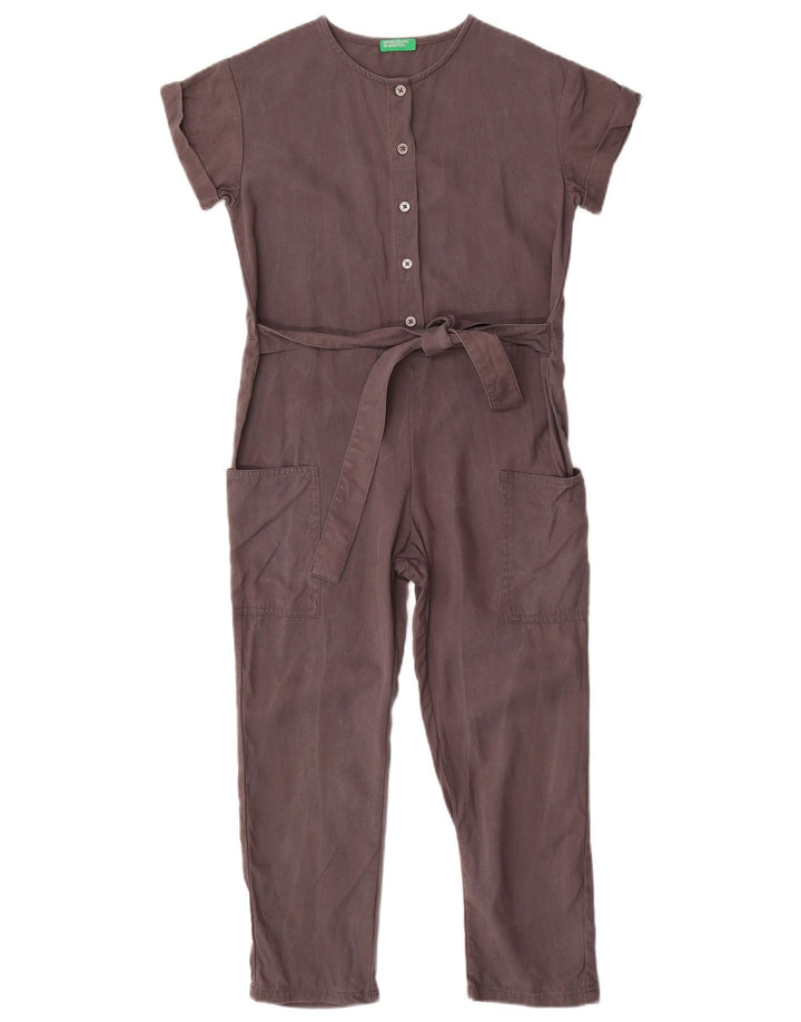 Benetton Mono Niña 7-8 Años Lyocell Gris Medio