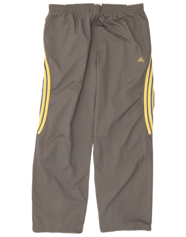Adidas Mens Tracksuit Trousers 2XL  Grey Polyester