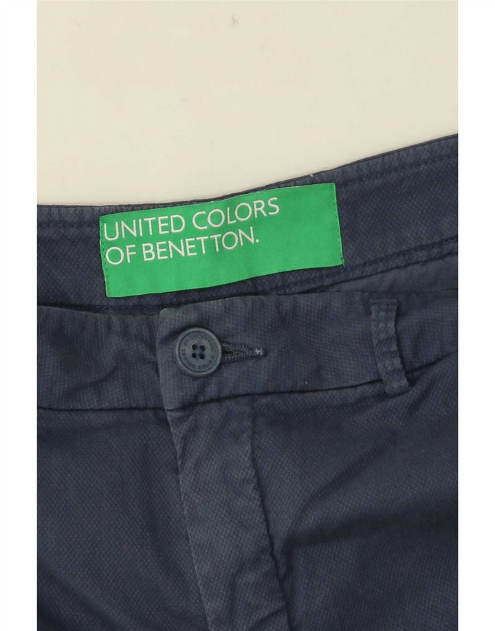Benetton Pantalón Chino Chino W30 Medium Azul Marino
