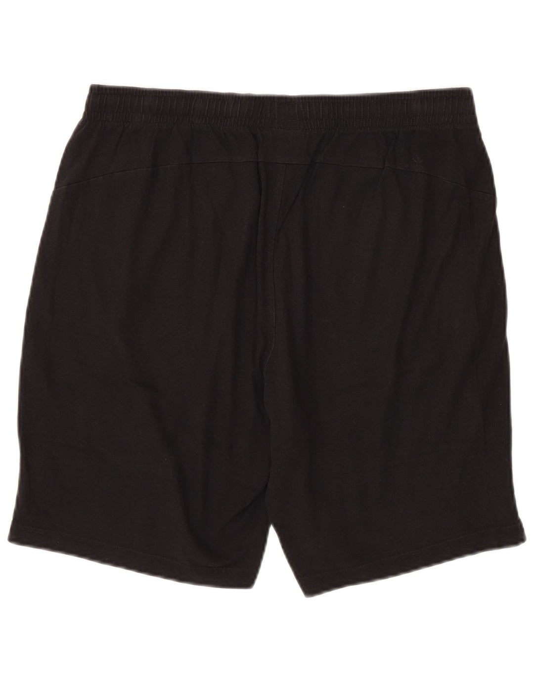 Puma Pantalones cortos deportivos con gráficos para hombre, talla grande, negro