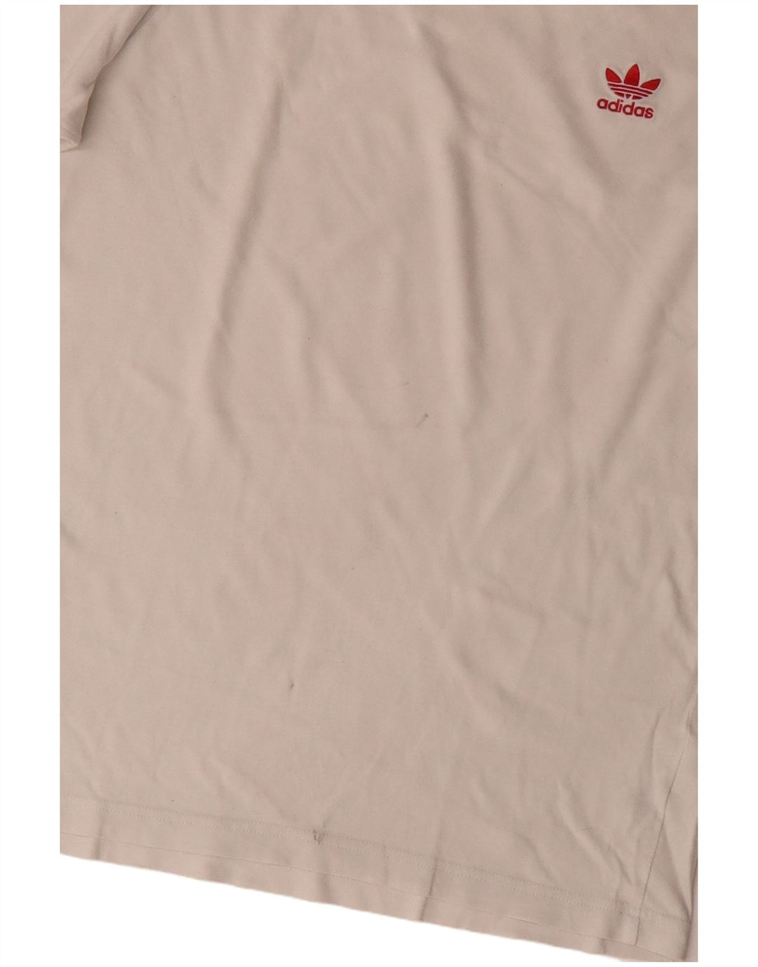 Adidas - Camiseta para hombre, talla grande, color blanco roto, algodón