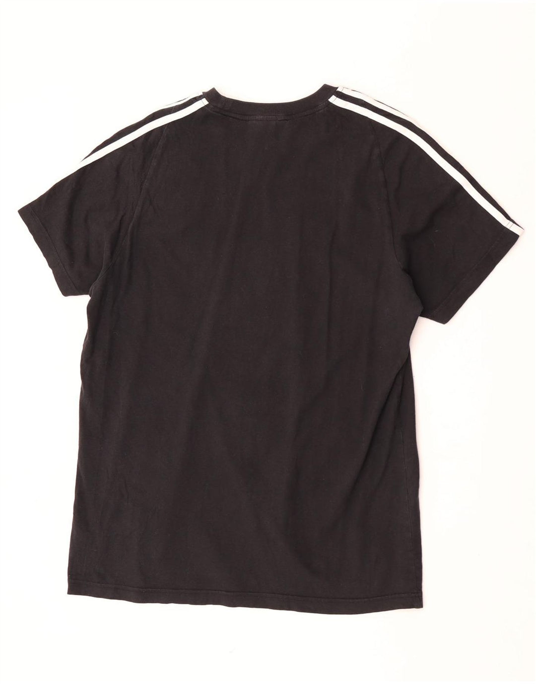 Adidas - Camiseta para hombre, talla grande, algodón negro