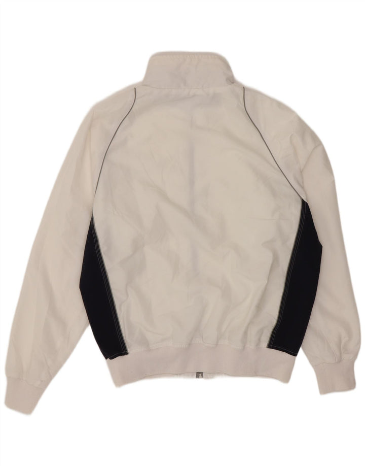 Champion Chaqueta De Chándal Para Hombre Poliéster Color Block Blanco Mediano