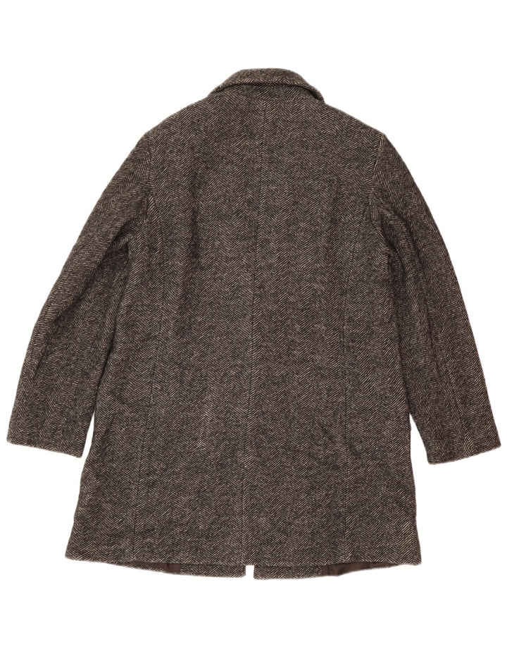 Massimo Dutti Chaqueta Blazer De 1 Botón Para Mujer UK 44 Gris Medio Espiga