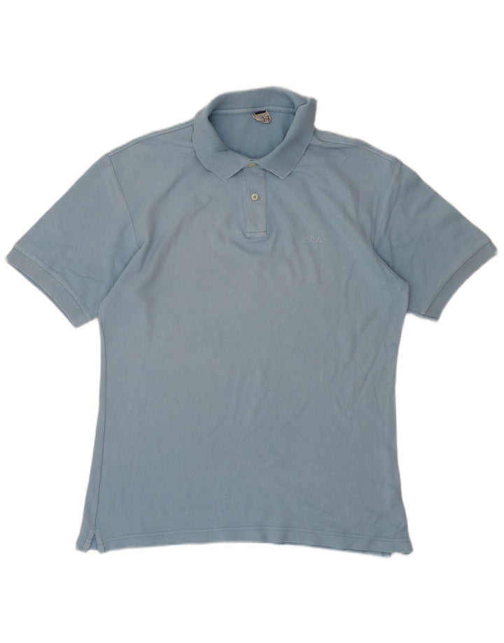 Polo Fila Hombre IT 50 Algodón Azul Medio