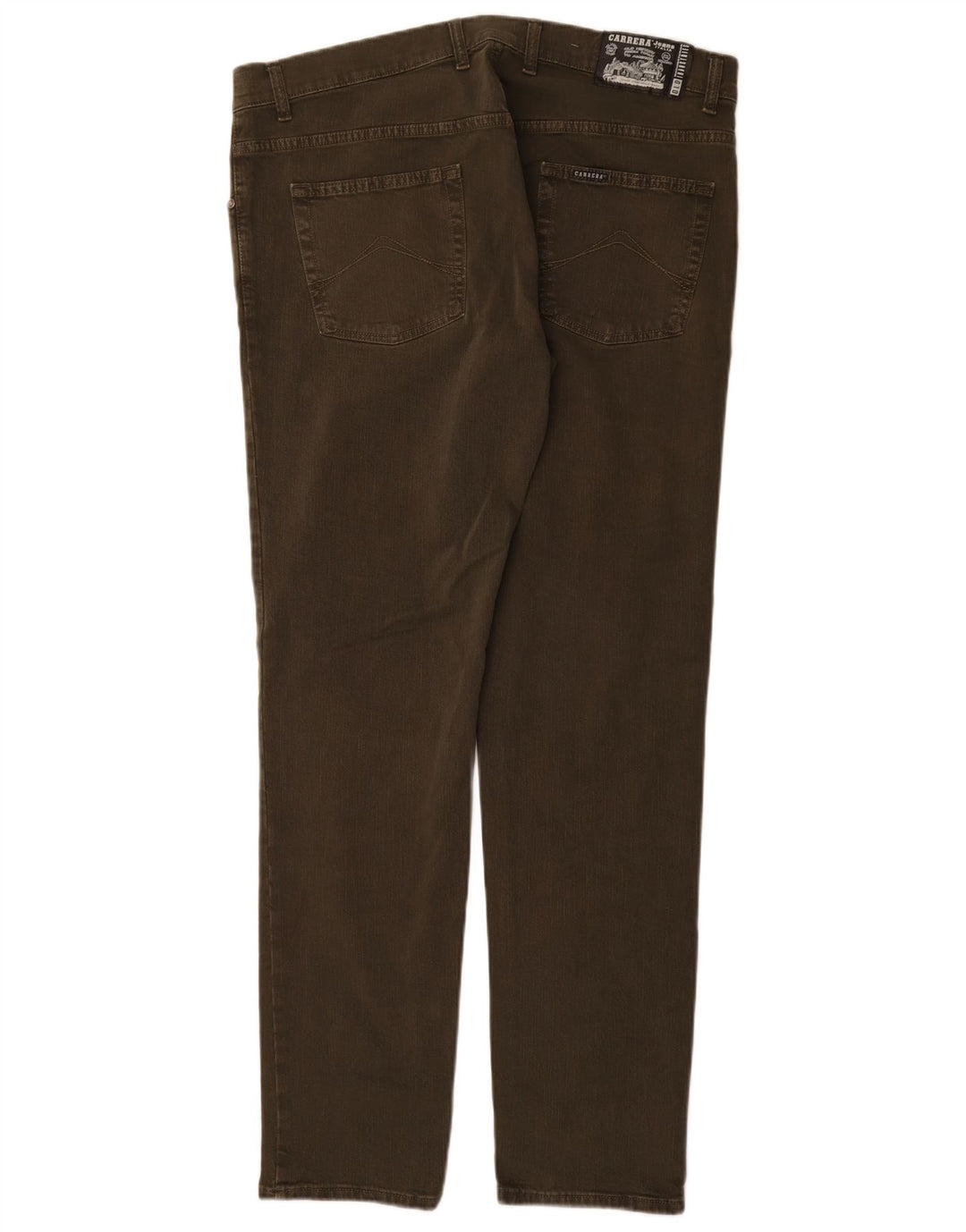 Carrera Mens 717 Slim Jeans W38 L34 Algodón Caqui