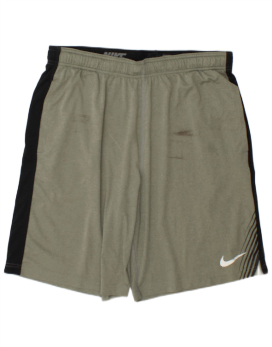 Nike - Pantalones cortos deportivos para hombre (talla grande), color verde, poliéster