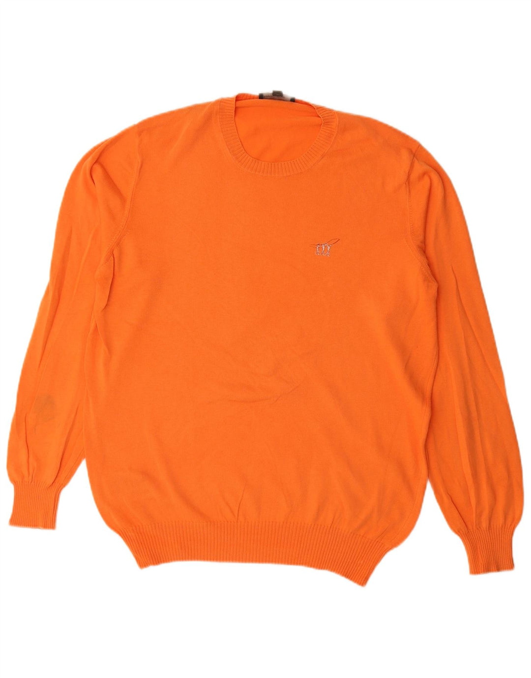 Henry Cottons Jersey de Cuello Redondo para Hombre de algodón Naranja Medio