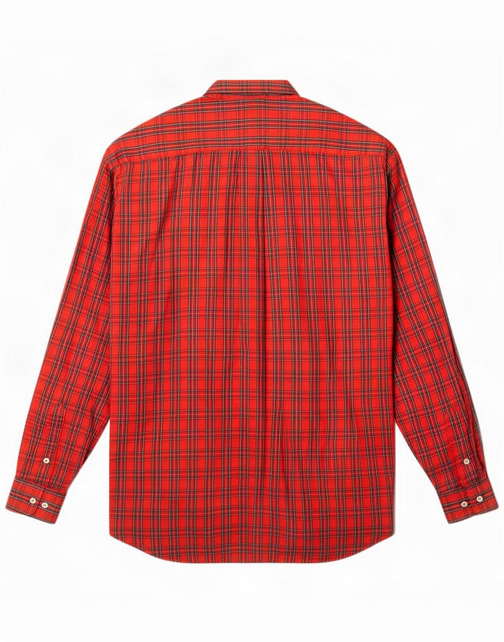 Camisa Benetton para hombre Medium Red Check