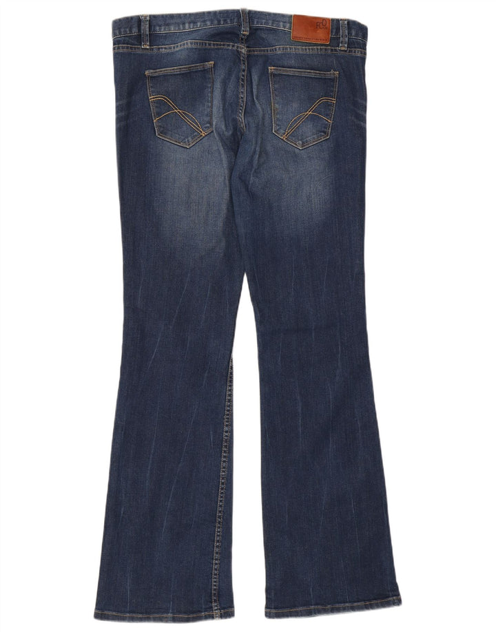 French Connection Vaqueros acampanados con corte de bota para mujer US 16 2XL W38 L33 Algodón azul