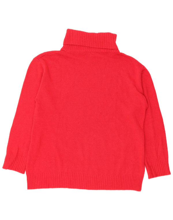Hekla & Co Suéter tipo jersey con cuello vuelto para mujer UK 20 2XL Rojo
