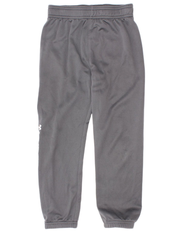 Under Armour Pantalones de chándal con estampado gráfico para niños 5-6 años Gris