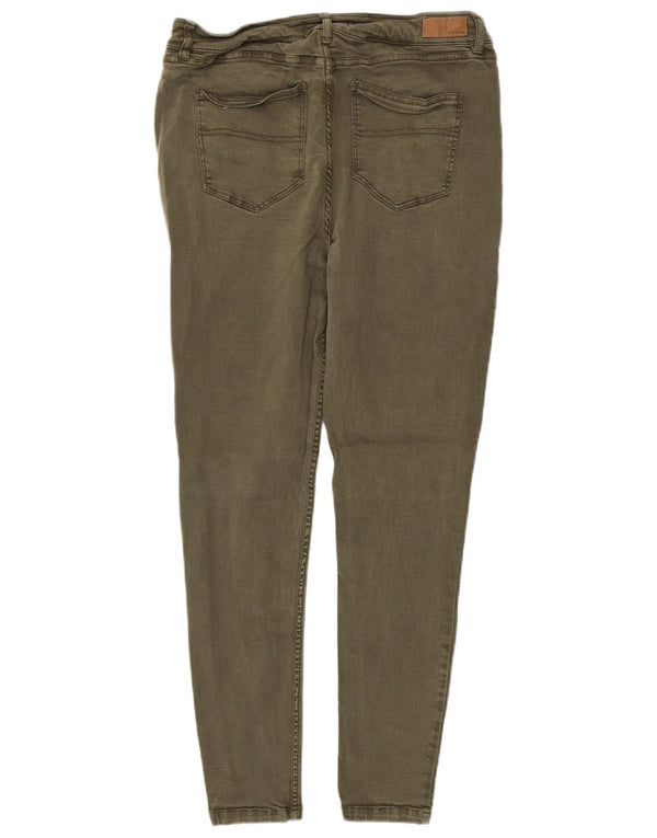 Fat Face Harlow - Vaqueros Jegging de cintura alta para mujer, talla 40, talla grande, W34 L28, color caqui