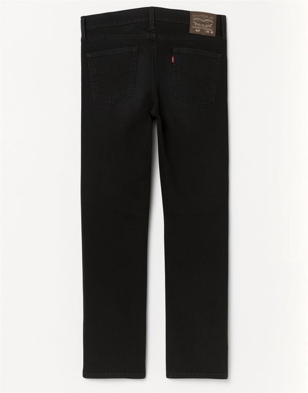 Levi's Vaqueros rectos ajustados 513 para hombre W34 L30 Algodón negro