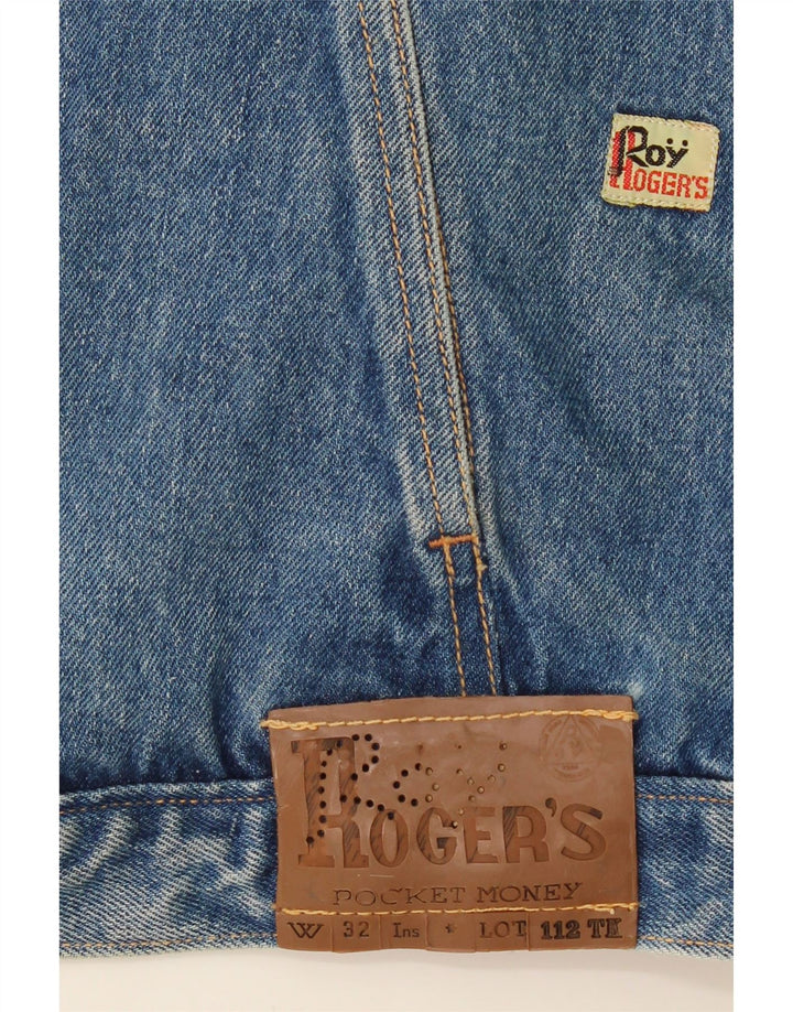 ROY ROGERS Mens Denim Jacket UK 36 Small Blue Vintage Roy Rogers and Second-Hand Roy Rogers from Messina Hembry 