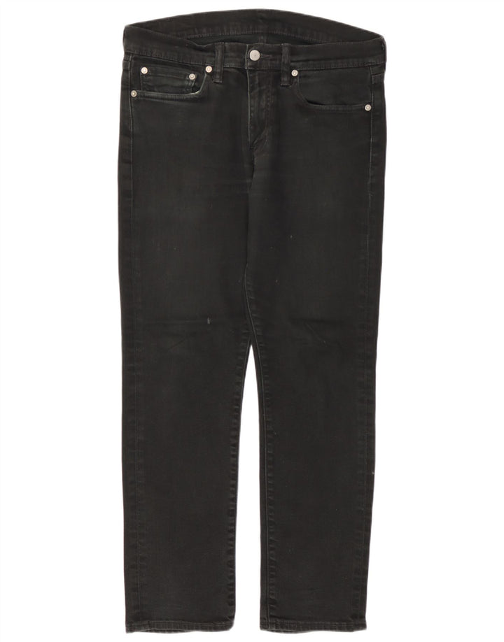 Levi's Hombre 511 Slim Jeans W32 L30 Algodón Negro