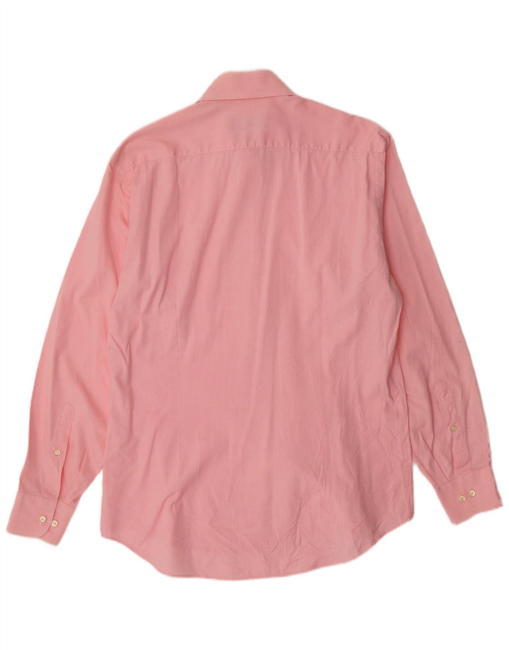 Camisa Etro Milano para hombre talla 40 algodón rosa medio