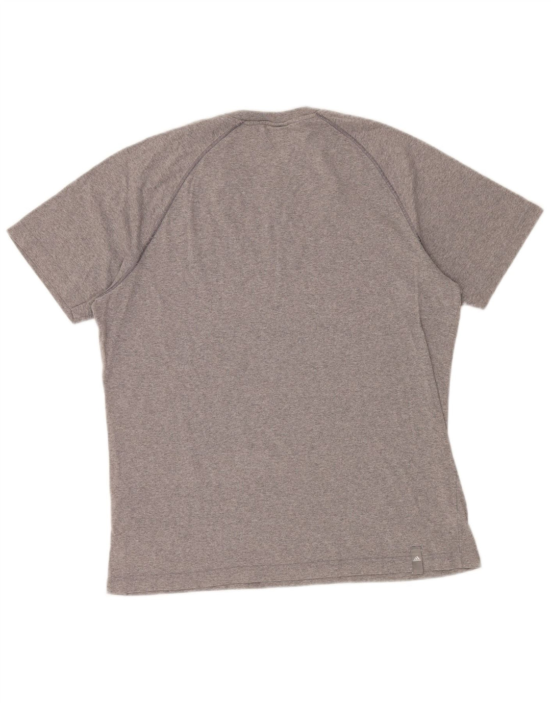 ADIDAS Camiseta gráfica para hombre Top UK 40/42 Algodón gris medio