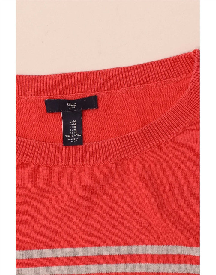 Gap Jersey para Mujer con Cuello Barco UK 44 Mediano Rayas Rojas