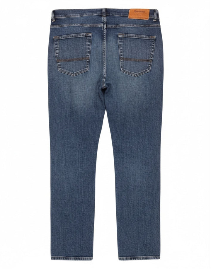 Timberland Jeans rectos para hombre W34 L32 Algodón azul