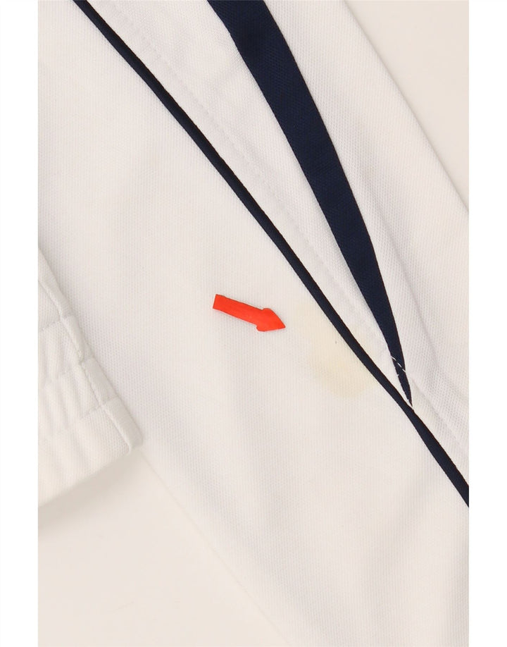 Asics - Chaqueta de chándal gráfica para niños, 7-8 años, color blanco